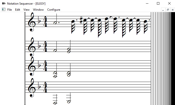 Notation Sequencer with 5-tuplet